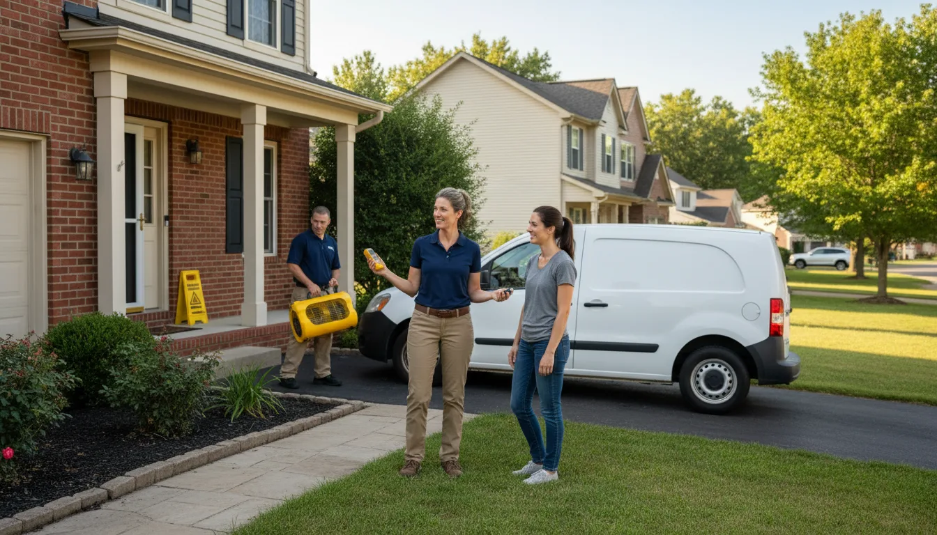 Water restoration image for Home Water Damage Repair in Tariffville, CT